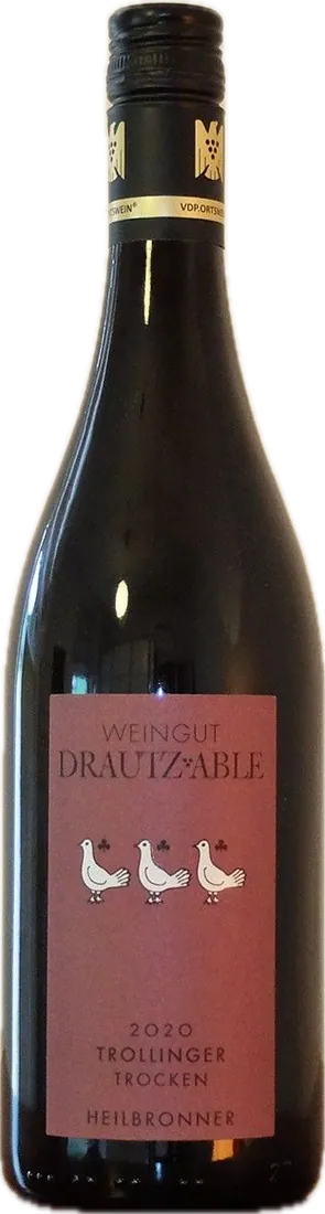 Flasche Drautz-Able Trollinger Heilbronner 2020 VDP Ortswein