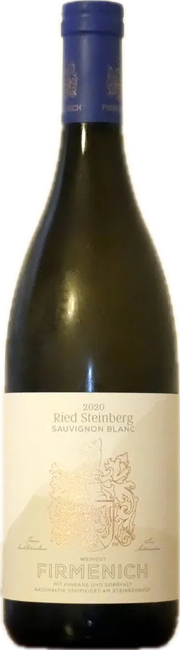 Flasche Firmenich Ried Steinberg Sauvignon Blanc 2020