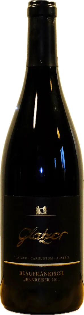 Flasche Glatzer Blaufränkisch Bernreiser 2011