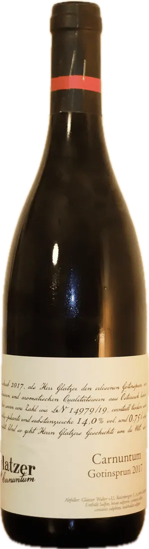 Flasche Glatzer Carnuntum Gotinsprun DAC 2017