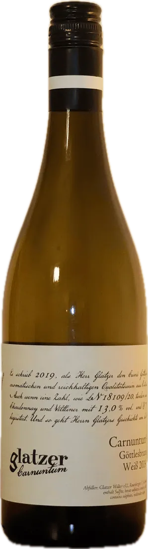 Flasche Glatzer Göttlesbrunn weiß 2019