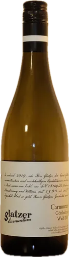 Flasche Glatzer Göttlesbrunn weiß 2019