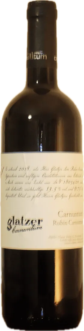 Flasche Glatzer Rubin Carnuntum 2018