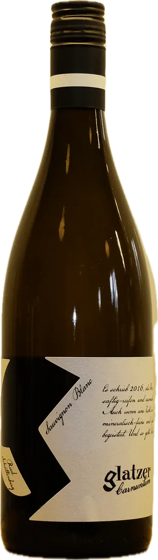 Flasche Glatzer Sauvignon Blanc weißer Donauschotter, ehem. „Ried Schüttenberg“ 2019