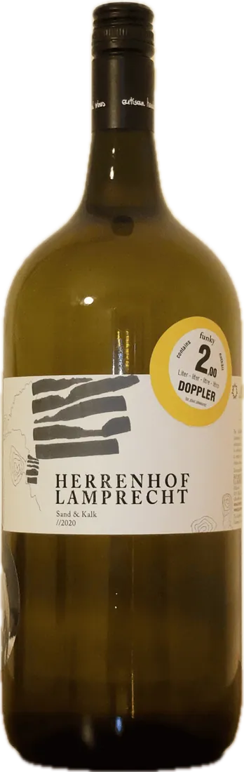 Flasche Herrenhof Lamprecht Sand & Kalk Weißburgunder 2020 Doppler