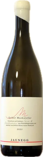 Flasche Jaunegg Gelber Muskateller Sand & Schotter 2023