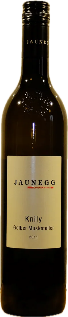 Flasche Jaunegg Muskateller, Lage Knily 2011