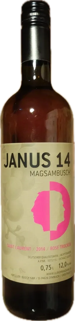Flasche Magsambusch Janus St. Laurent Rosé 2014
