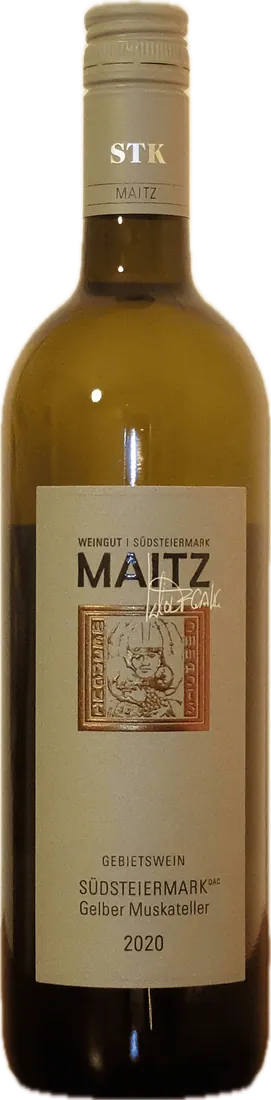 Flasche Maitz Gelber Muskateller 2020 DAC