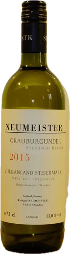 Flasche Neumeister Grauburgunder, Ried Saziani 2015