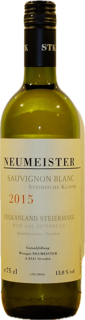 Flasche Neumeister Sauvignon Blanc STK 2015