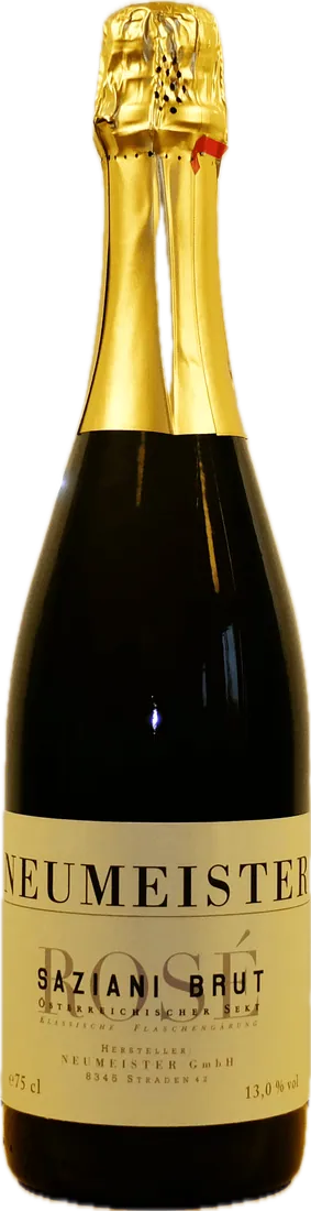 Flasche Neumeister Saziani Sekt Rosé Brut