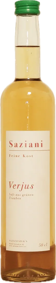 Flasche Neumeister Saziani Verjus