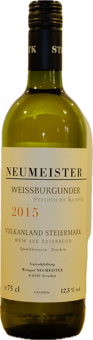Flasche Neumeister Weißburgunder STK 2015