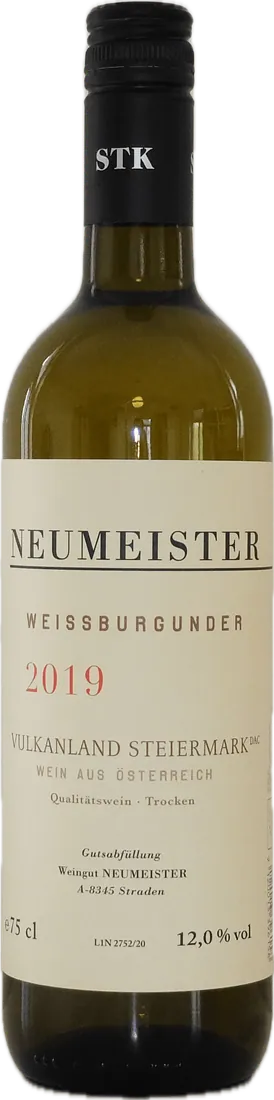 Flasche Neumeister Weißburgunder STK DAC 2019