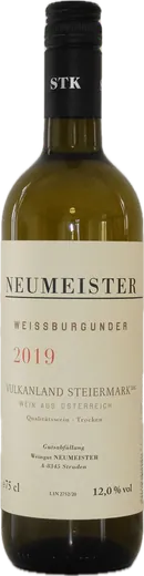 Flasche Neumeister Weißburgunder STK DAC 2019