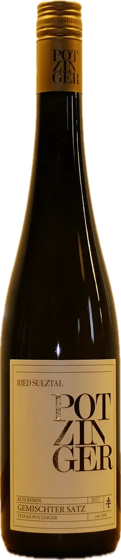 Flasche Potzinger Gemischter Satz, Ried Sulztal 2017