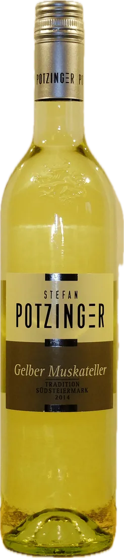 Flasche Potzinger Muskateller Südsteirische Tradition 2014