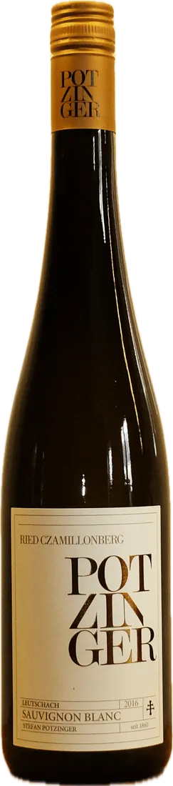 Flasche Potzinger Sauvignon Blanc „Czamillonberg“ 2016