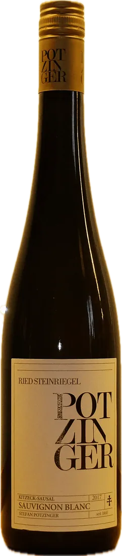 Flasche Potzinger Sauvignon Blanc Ried Steinriegel 2017
