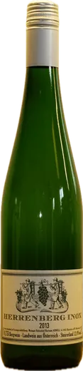 Flasche Rebenhof Herrenberg INOX 2013, Cuvée SB, Morillon und Rheinriesling