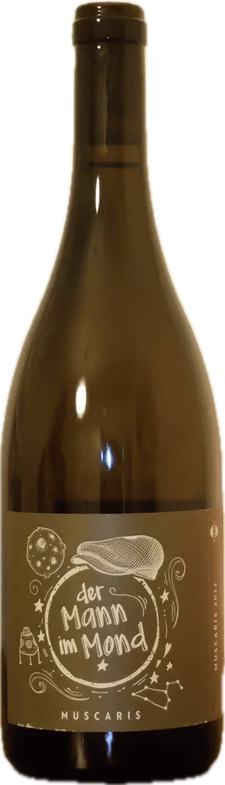 Flasche Scharl „der Mann im Mond“ Muscaris 2017