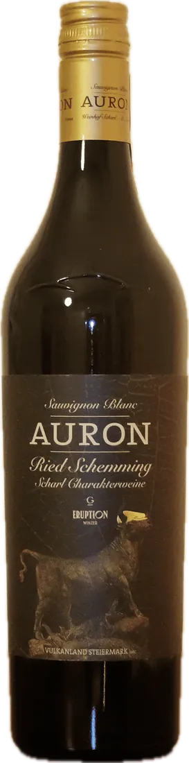 Flasche Scharl Sauvignon Blanc Auron, Ried Schemming 2019 und 2022