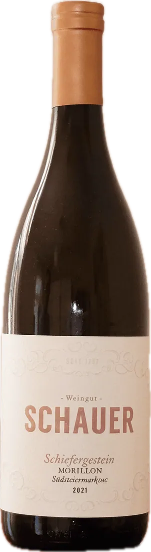 Flasche Schauer Chardonnay Schiefergestein 2021
