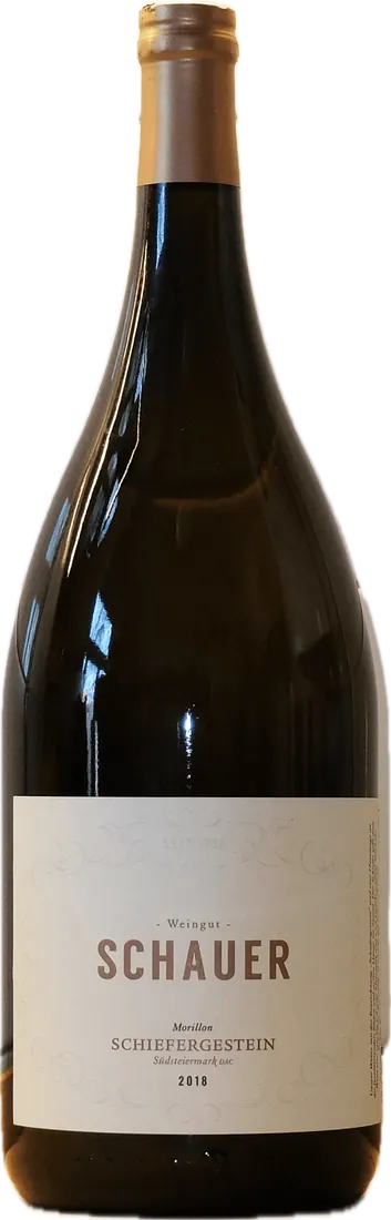 Flasche Schauer Chardonnay Schiefergestein Magnum 2018