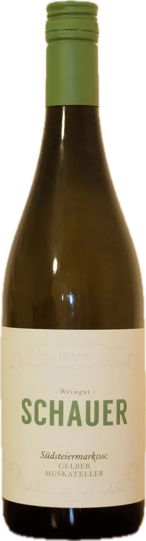 Flasche Schauer Gelber Muskateller Südsteiermark DAC 2023
