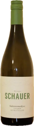 Flasche Schauer Gelber Muskateller Südsteiermark DAC 2023