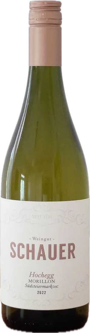 Flasche Schauer Morillon Hochegg 2022