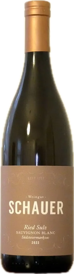 Flasche Schauer Ried Sulz Sauvignon Blanc 2022