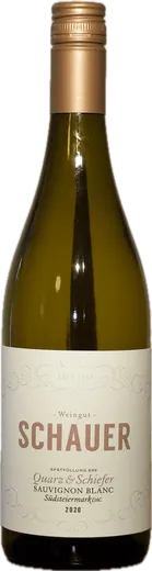 Flasche Schauer Sauvignon Blanc Quarz & Schiefer 2020