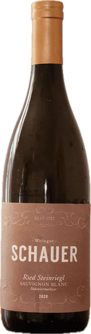 Flasche Schauer Sauvignon Blanc Ried Steinriegl 2020