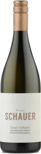 Flasche Schauer Weißburgunder 2020 Sand&Schiefer