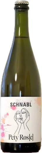 Flasche Schnabl Pet Nat Rosè Brut vulgo: Pety Rose