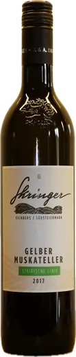 Flasche Skringer Muskateller Steirische Linie 2017