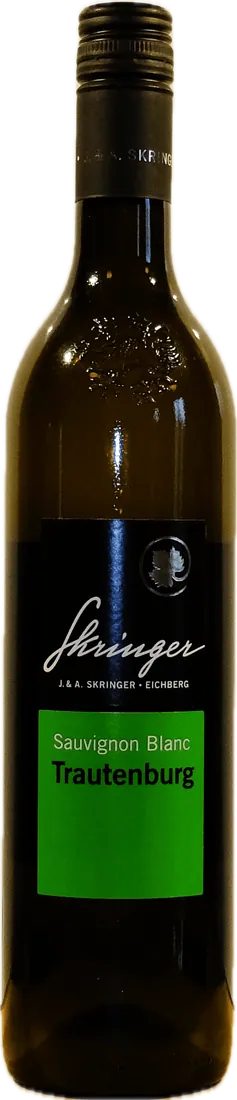 Flasche Skringer Sauvignon Blanc Lage Trautenburg 2015