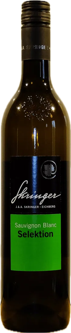 Flasche Skringer Sauvignon Blanc Selection 2012