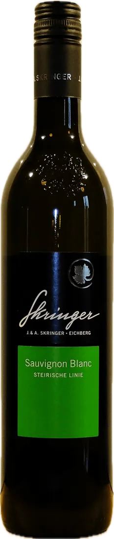 Flasche Skringer Sauvignon Blanc Steirische Linie 2017