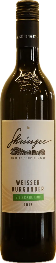 Flasche Skringer Weißer Burgunder 2017