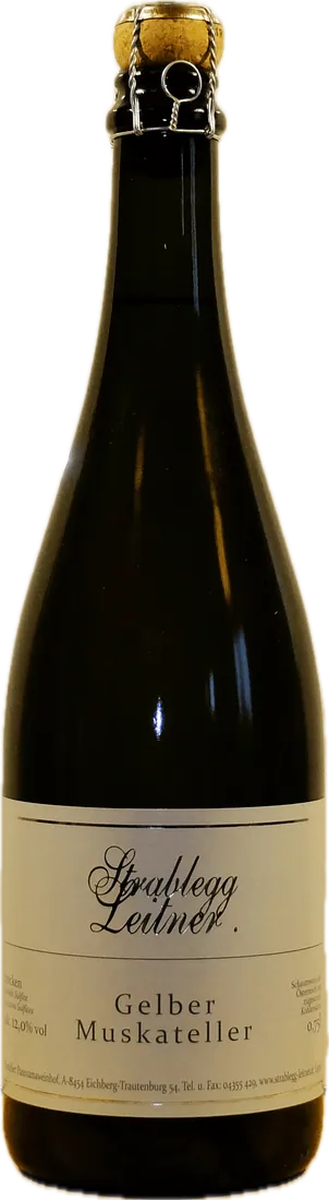 Flasche Strablegg-Leitner Leitner, Muskateller-Sekt Brut