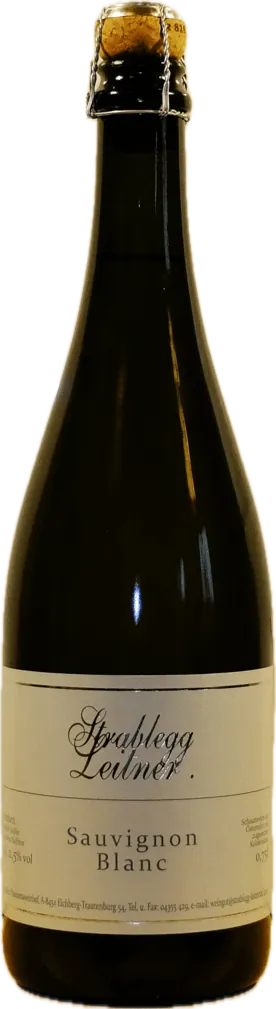 Flasche Strablegg-Leitner Leitner, Sauvignon Blanc-Sekt Brut