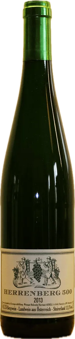 Flasche Rebenhof Herrenberg 500, Cuvée aus SB, Morillon und Rheinriesling