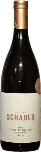 Flasche Schauer Chardonnay/Morillon Schiefergestein 2018