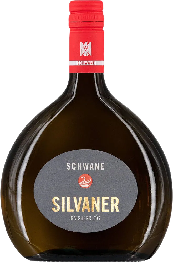 Flasche Schwane 2021 Volkacher Ratsherr Silvaner trocken BB GG